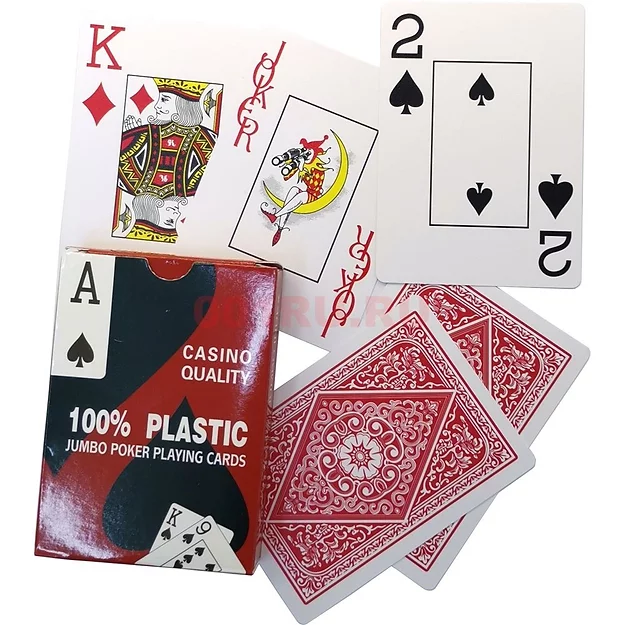Карты игральные пластиковые Casino Quality 54 карты/колода