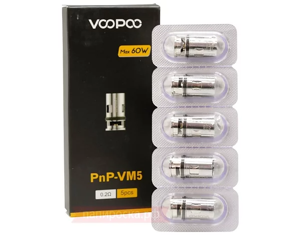 Испаритель VooPoo PnP VM5 0.2 Ом-5шт