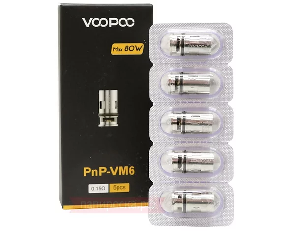 Испаритель Voopoo PnP-VM6 0.15ohm-5шт